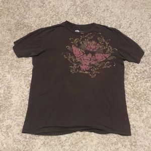 Brown Vintage Fit Kirra T Shirt, size L